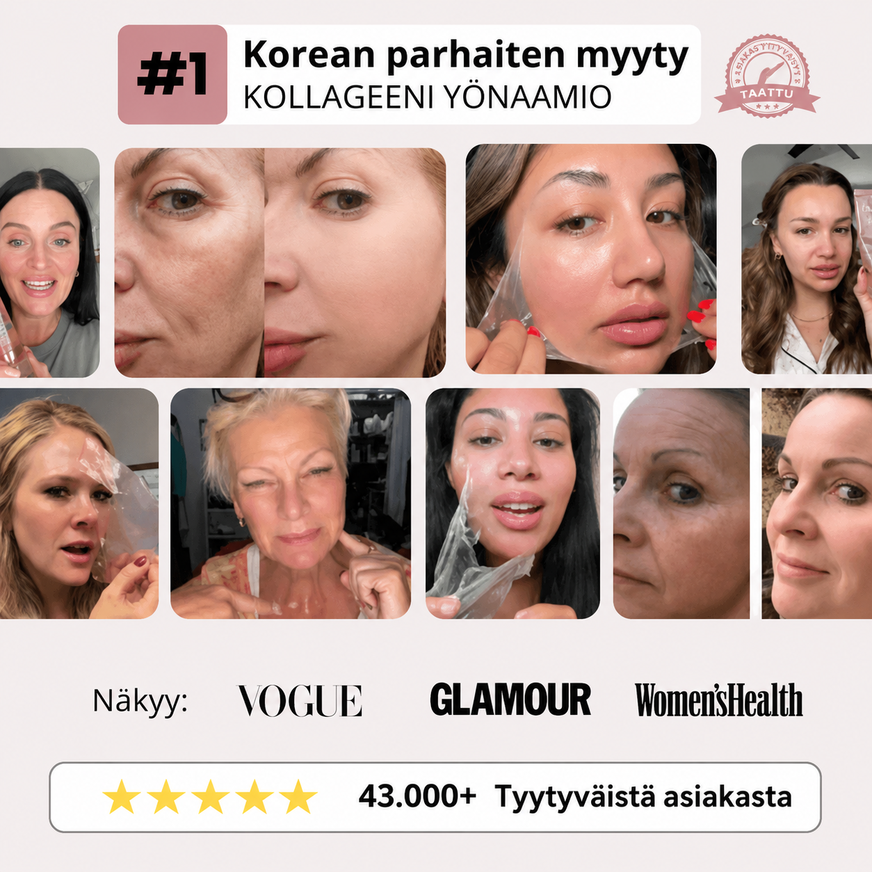 Glowtox™ - Collagen night wrapping mask